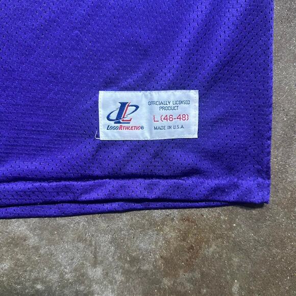 Vintage 90s Logo Athletic Minnesota Vikings Jack Del Rio Jersey Mens Large NFL - Picture 4 of 4